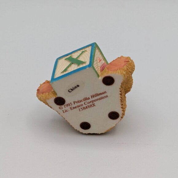 Cherished Teddies Bear with ABC "X" Block (158488X) 1995 - Picture 7 of 10